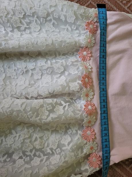 Šaty bielo-ružové veľ.104, 104