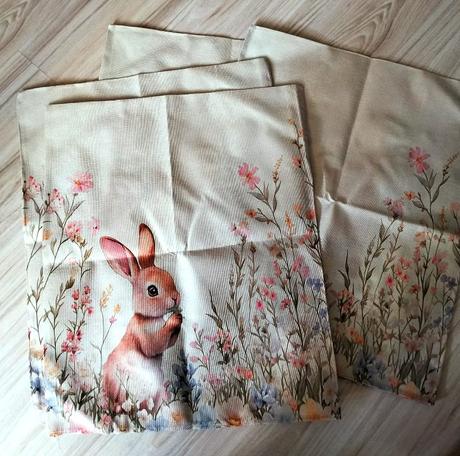 Návleky na stoličku "veľkonočný zajačik", 