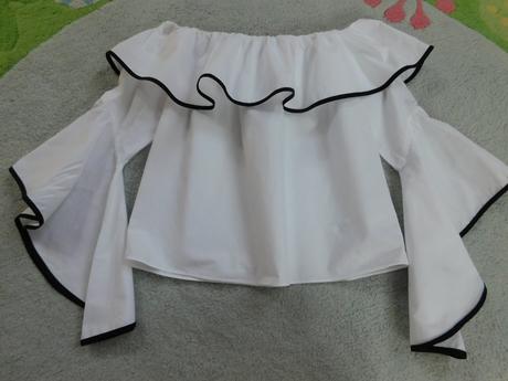 Blúzka zara basic s volánmi, zara,xs