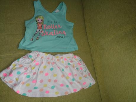 Predám komplet tričko + suknička veľ. 92 zn. c&a, c&a,92