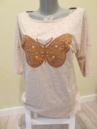Tričko s motýľom, m