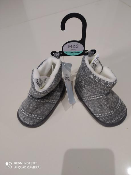 Capacky m&s cizmicky makucke a teplé 6-12mes, marks & spencer