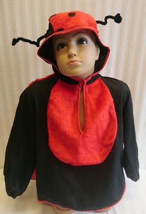 Kostým lienka s krídlami, konfetti, 2-4 r, 92-104, 