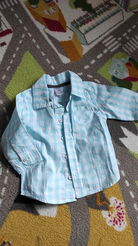 Lahka bavlnena kosielka pre chlapca v. 80 - 1 rok, carter's,80