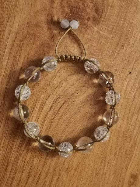 Krištáľ náramok kris, 