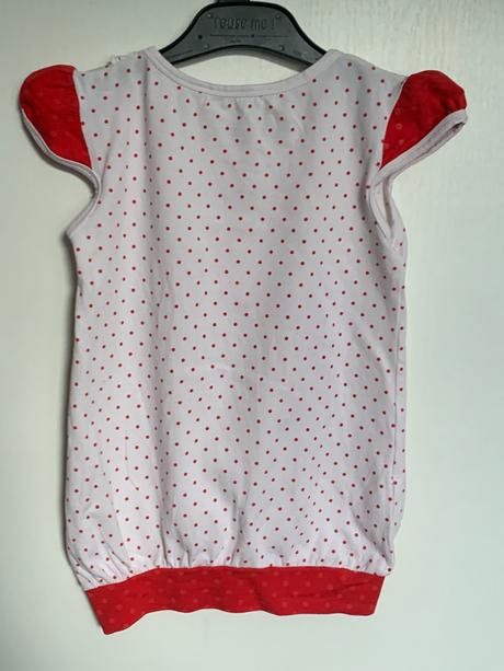 Kubban bodkované tričko s medvedíkom, 116