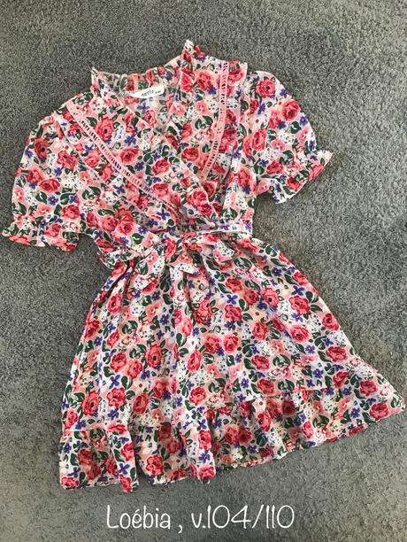 Kvetinové šaty v.104/110, 104