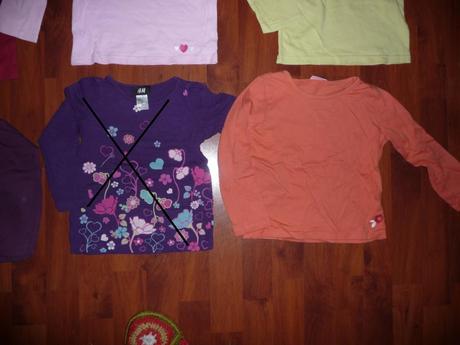 Málo nosené tričká s dlhým rukávom v. 98/1,50,-/ks, h&m,92