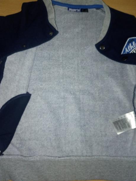 Chlapčenská teplákova štýlová bundičko mik 122/128, pepperts,128