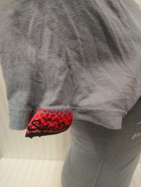 Dámsky sivý top s motívom, vintage, xs, xs