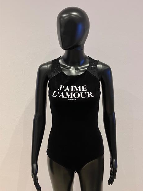 Zamatové body s čipkou (xs), tally weijl,xs