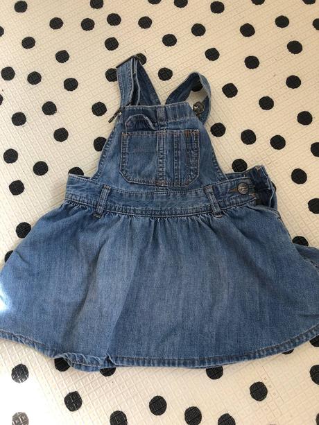 Riflová šatovka, h&m,92