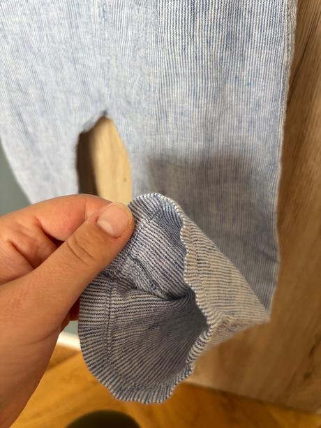 Nohavice ľan/bavlna h&m 92/98, h&m,92