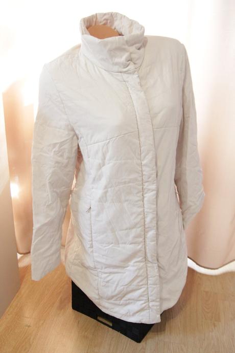 Dĺhá krémová bunda l, l