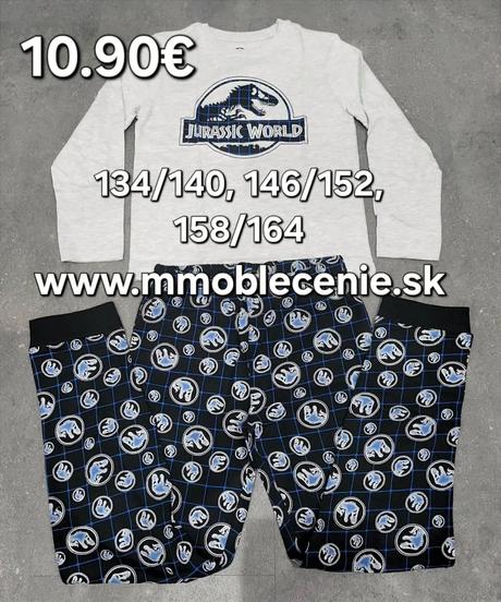 Pyžamo jurassic, disney,134 - 164