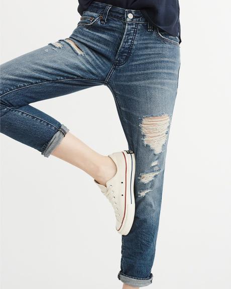 Boyfriend riflicky abercrombie&fitch w 26/s a 28/m, abercrombie&fitch,26 / 28 / m / s