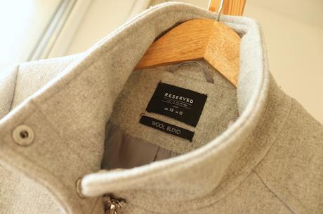 Teplý a elegantný vlnený kabát, reserved,38