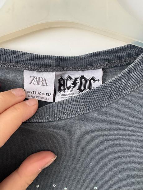 Acdc tričko, zara,152