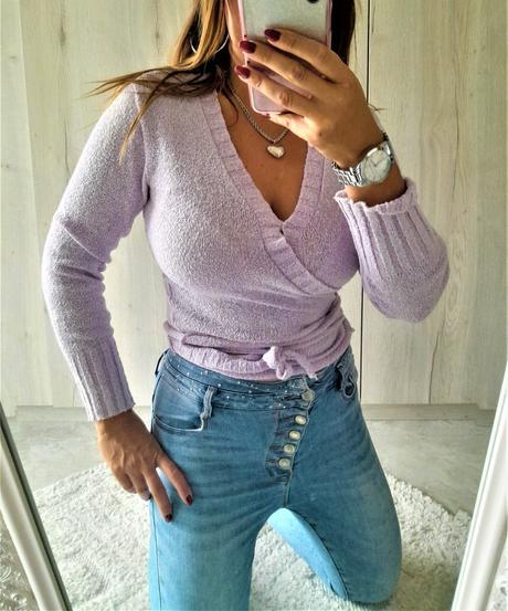 Zavinovací svetrík-s, s