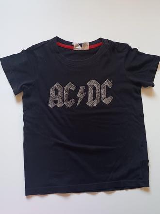 Chlapčenské tričko acdc, h&m,92