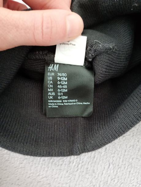 Vesta s čiapkou, h&m,80