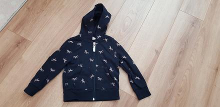 Mikina na zips, h&m,98