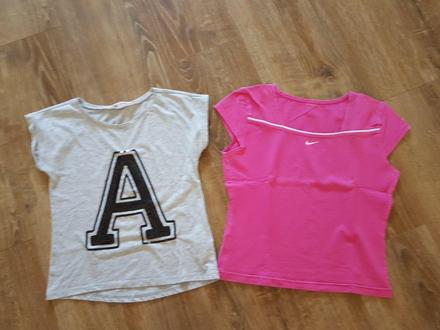 Tricko nike a h&m, nike,140