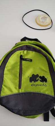 Ruksak do škôlky s prackou cez prsia, 