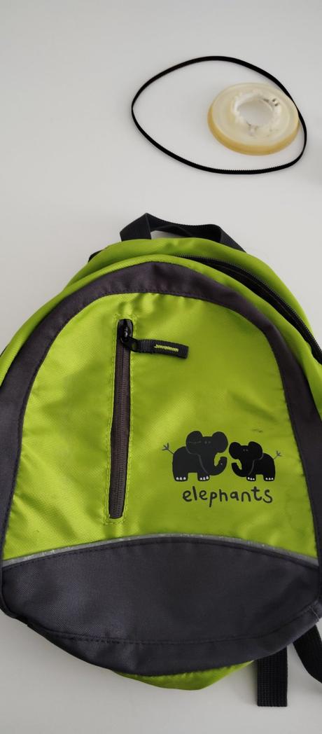 Ruksak do škôlky s prackou cez prsia, 