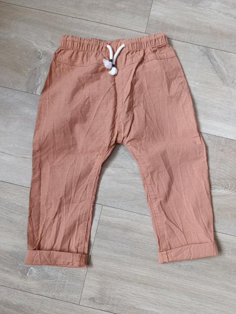 H&m ľahké letné nohavice, h&m,92