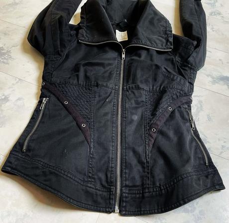 Štýlová bunda do pásu, xs