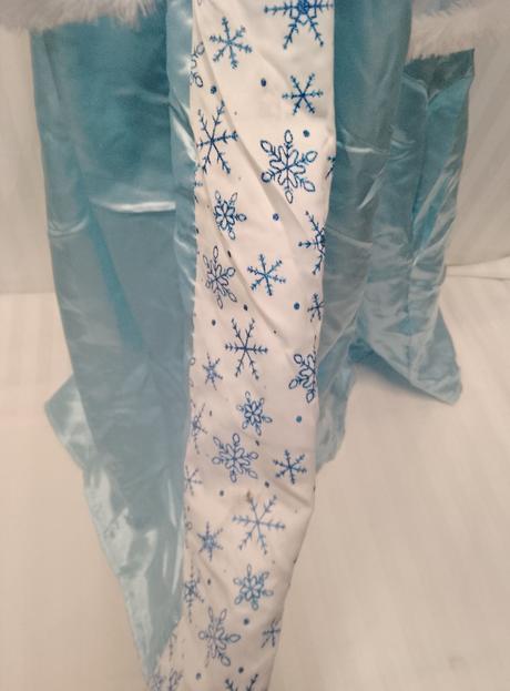 Ľadová princezná modro biele šaty, 4-7r, 104-122, 