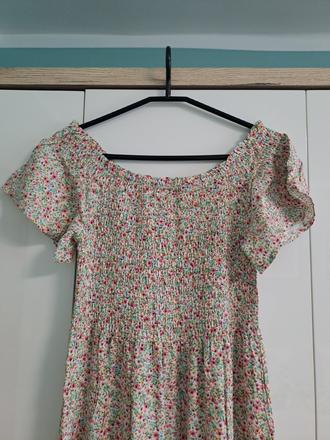 Kvetinkové šaty uni, l