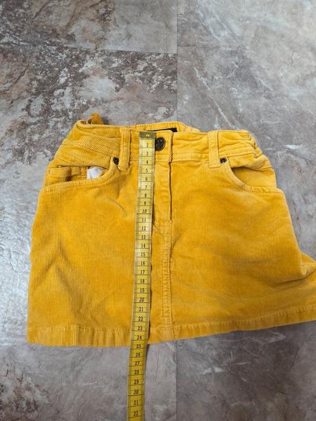 Zltá sukna 110/116, tchibo,110