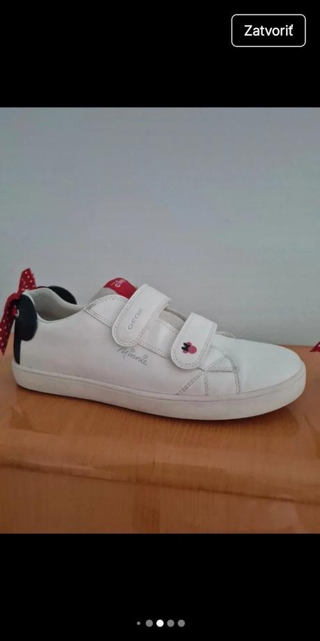 Kožené geox tenisky na suchý zips, geox,39