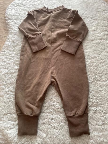 Hnedy bavlneny overal s ciapkou lindex, lindex,68