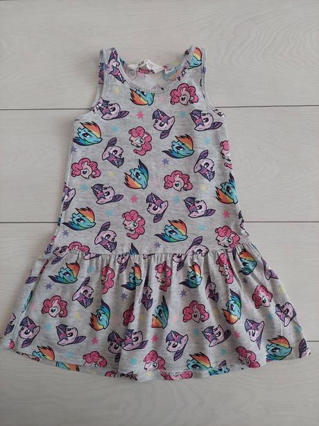 Šaty ponny 98/104, h&m,98