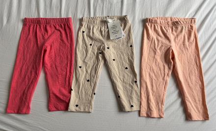 H&m bavlnene leginy 3/4, h&m,104