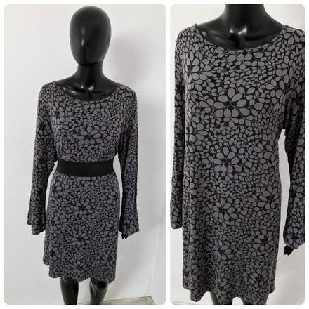 Sivé vzorované šaty george (50), george,5xl