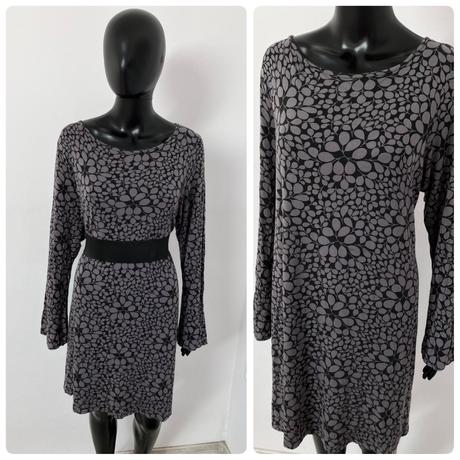 Sivé vzorované šaty george (50), george,5xl