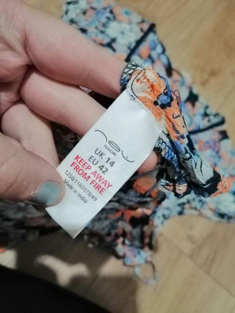 Kvetinová blúza s vysivkou, new look,42