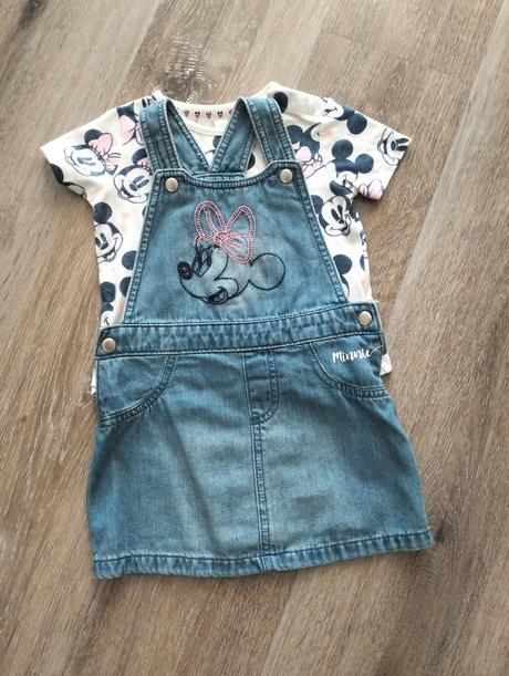 Tričko plus riflova sukňa, f&f,92