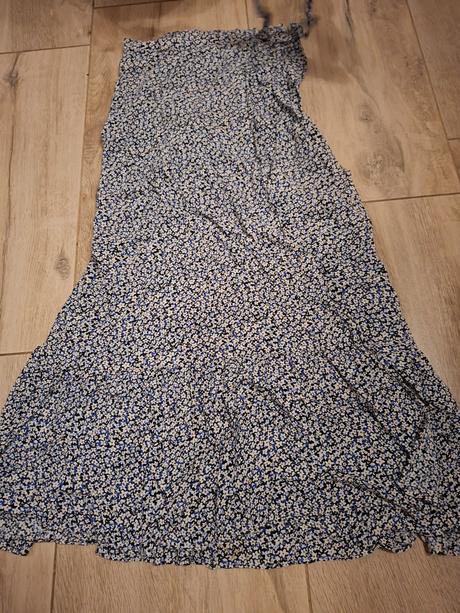 Zavinovacia maxi sukna kvetinovy vzor, m