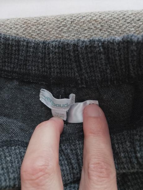 Dievčenské polohrubé legíny, vertbaudet,152