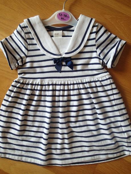 Námornícke šatky, h&m,80