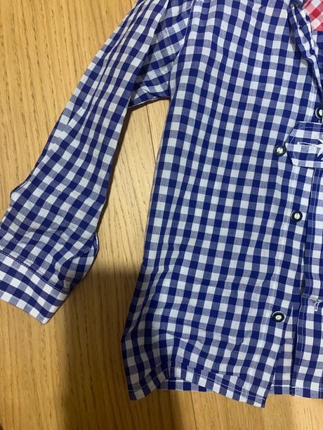 Košeľa modrá kockovana detska velk.128, 128
