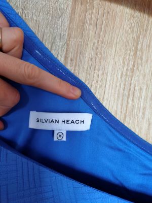 Krátky dámsky modrý overal silvian heach, m