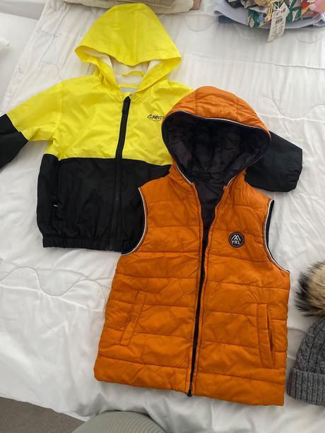 Chlapčenské bundy číslo 110, 116