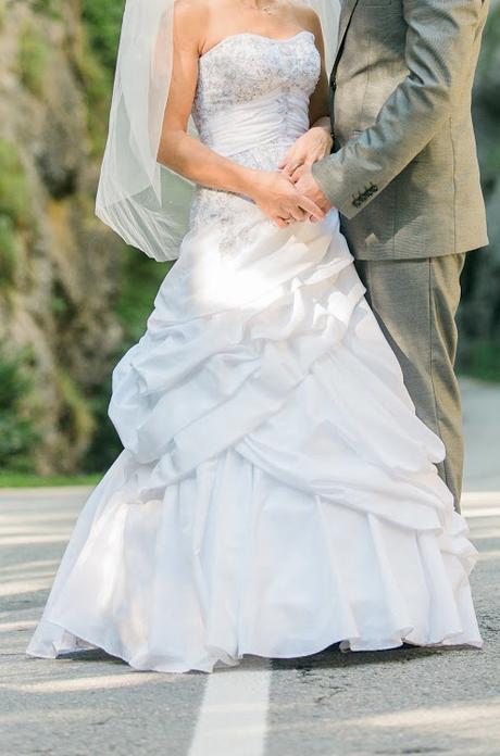 Svadobné saty veľ. 36-38, s