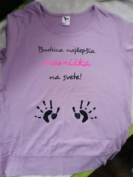 Tehotenské tričko, xl